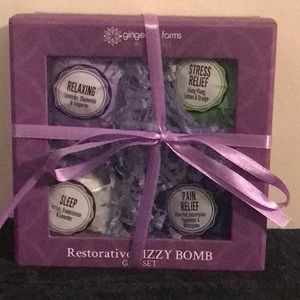 Ginger Lily Farms Restorative Fizzy Bomb Gift Set~NIB!